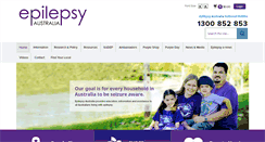 Desktop Screenshot of epilepsyaustralia.net